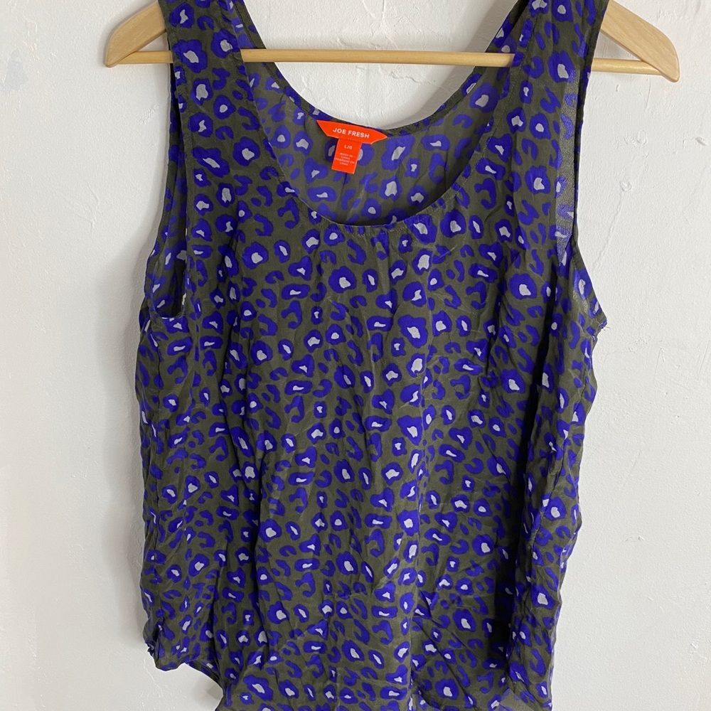 Joe Fresh Leopard blouse